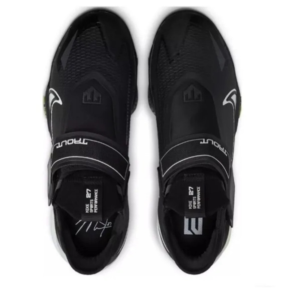 Nike Force Zoom Trout 8 Elite Mid Metal Baseball Cleats CZ5913 010 Size 14 - Picture 3 of 5